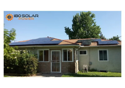 180 Solar Power Residential Installation