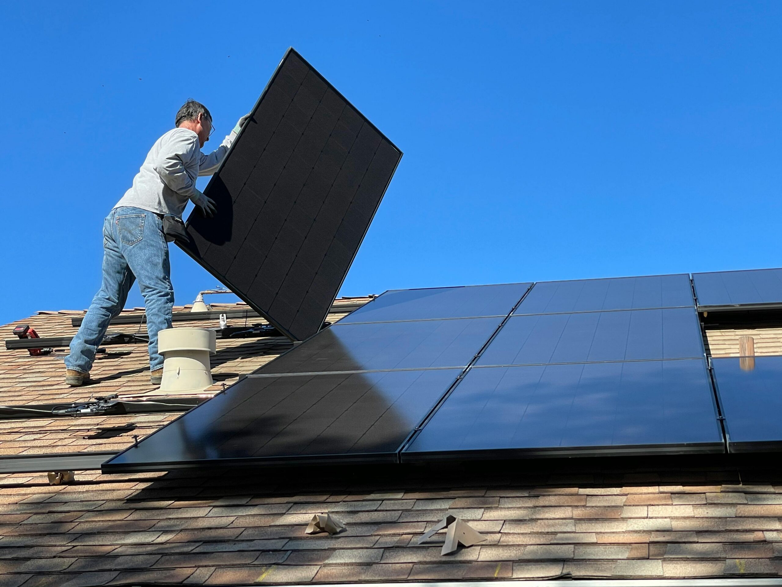 Solar panel removal and reinstallation San Diego